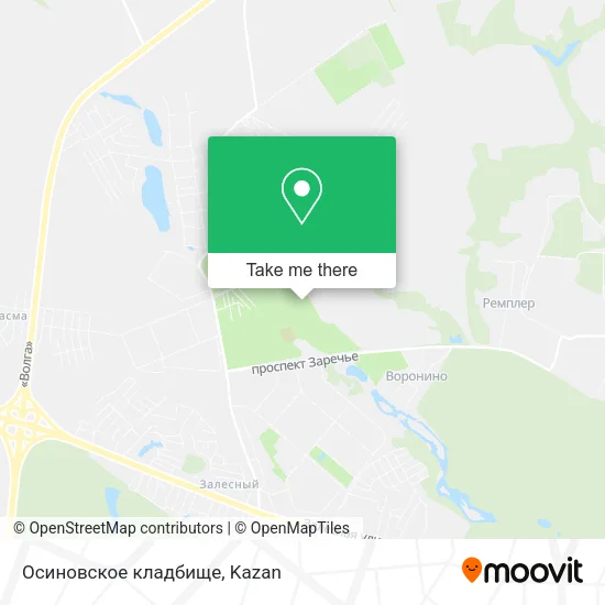 Осиновское кладбище map