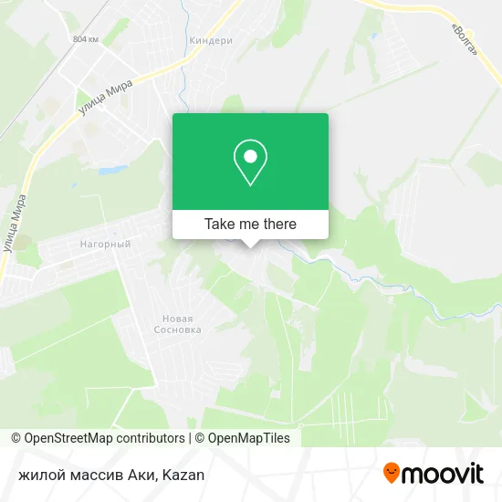 жилой массив Аки map