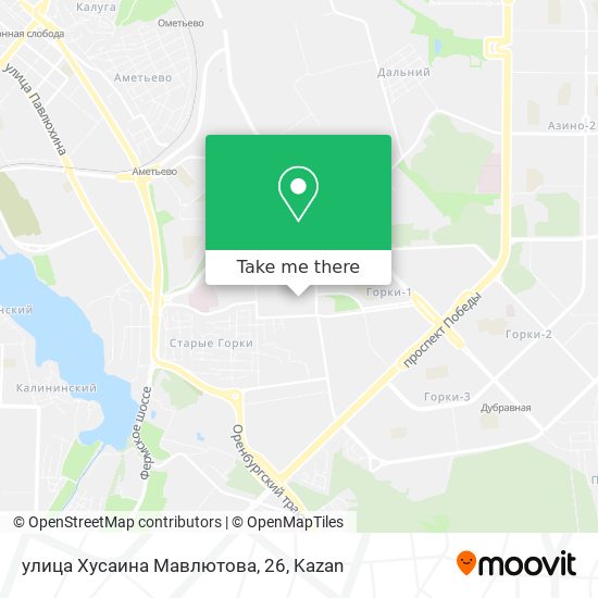 улица Хусаина Мавлютова, 26 map