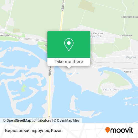 Бирюзовый переулок map