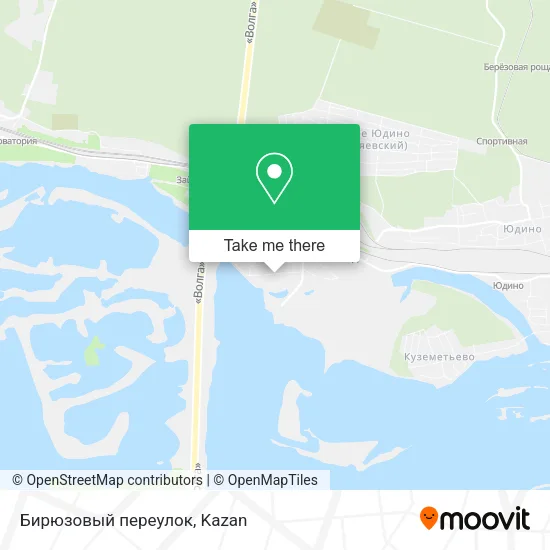 Бирюзовый переулок map