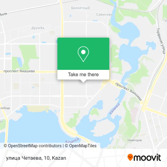 улица Четаева, 10 map