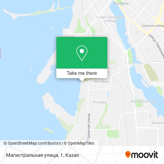 Магистральная улица, 1 map