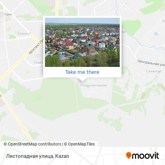 Листопадная улица map