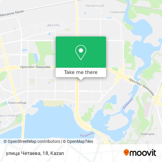 улица Четаева, 18 map