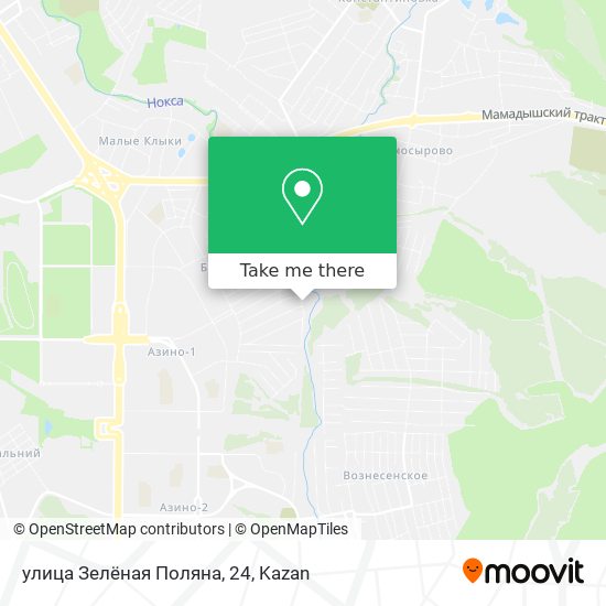 улица Зелёная Поляна, 24 map