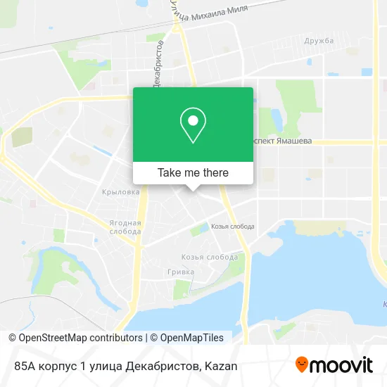 85А корпус 1 улица Декабристов map