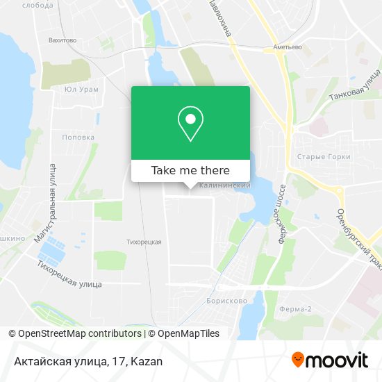 Актайская улица, 17 map