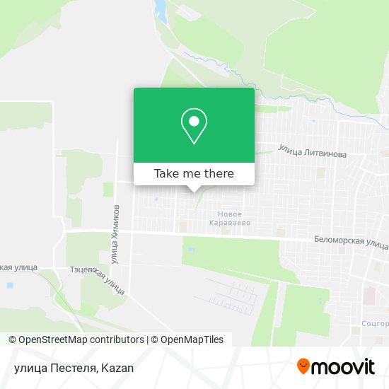 улица Пестеля map