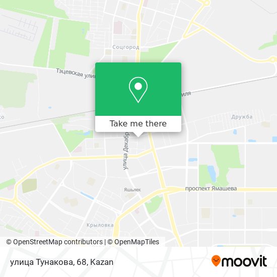 улица Тунакова, 68 map