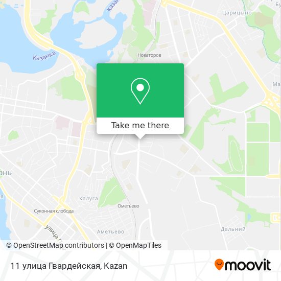 11 улица Гвардейская map