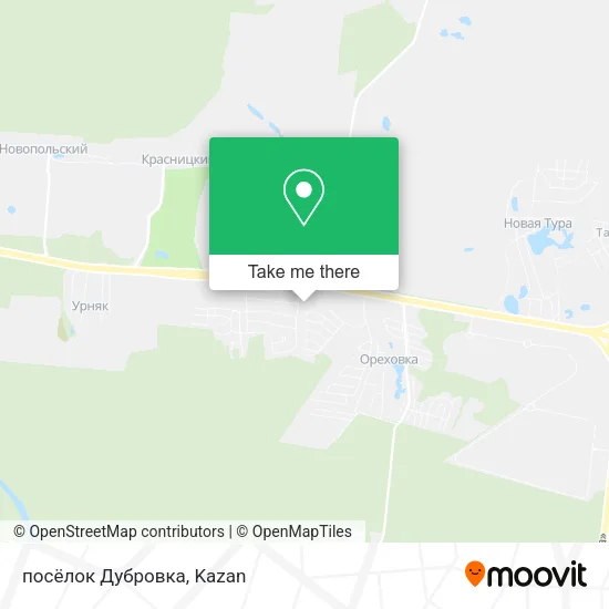 посёлок Дубровка map