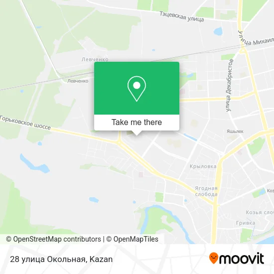 28 улица Окольная map
