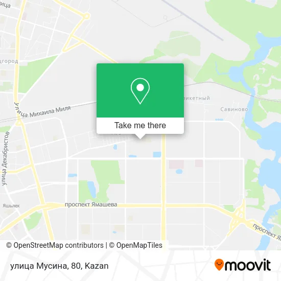 улица Мусина, 80 map