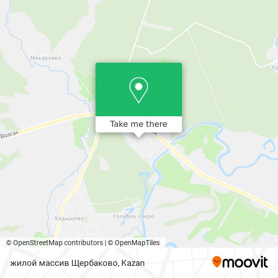 жилой массив Щербаково map