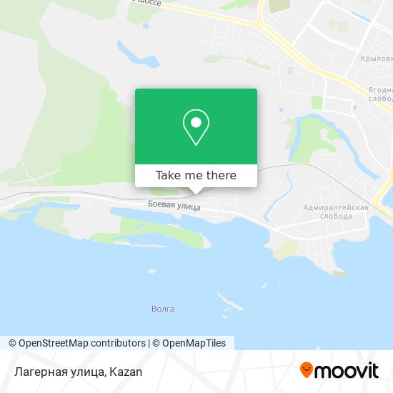 Лагерная улица map