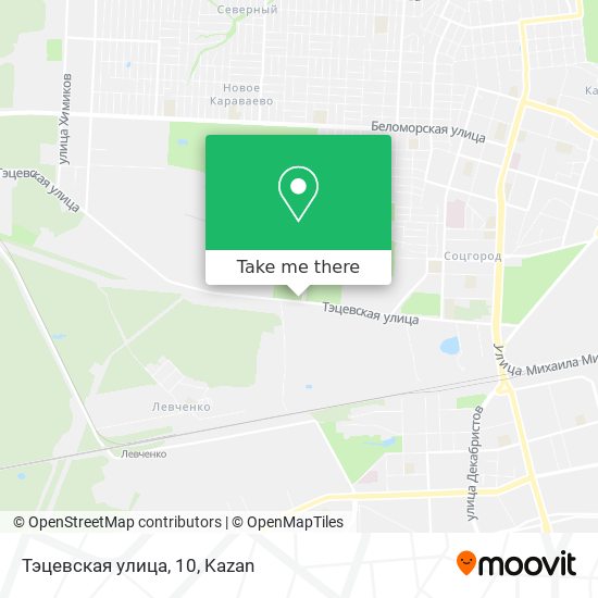 Тэцевская улица, 10 map