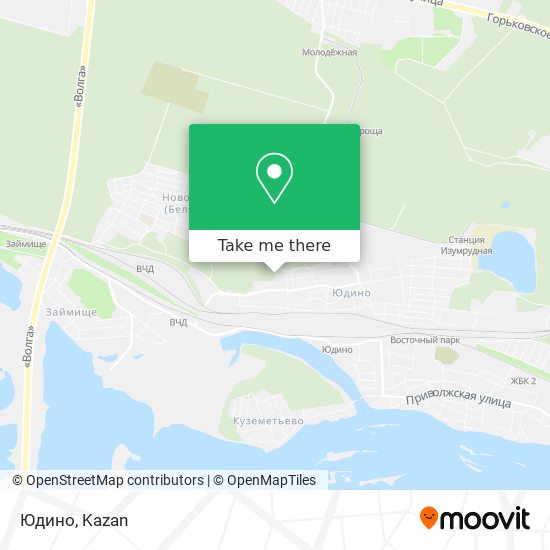 Юдино map
