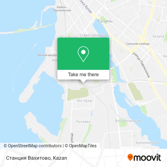 Станция Вахитово map