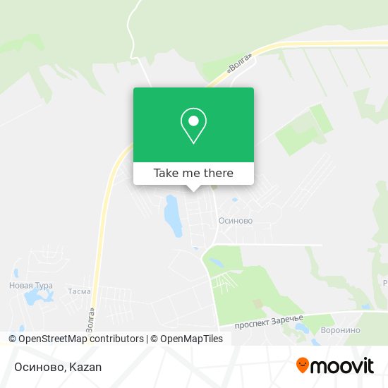 Осиново map