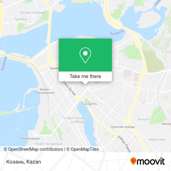 Козань map