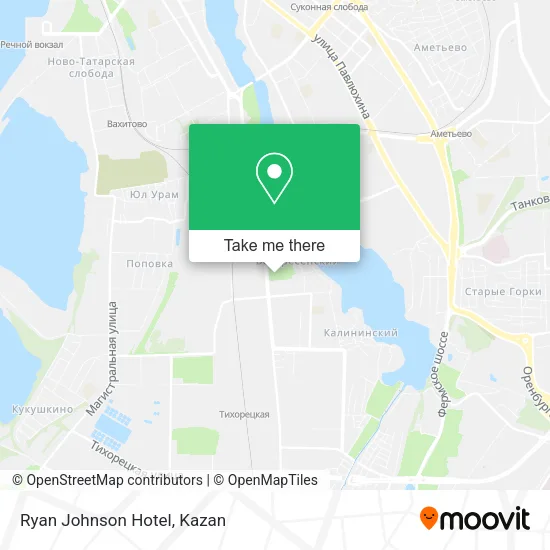 Ryan Johnson Hotel map
