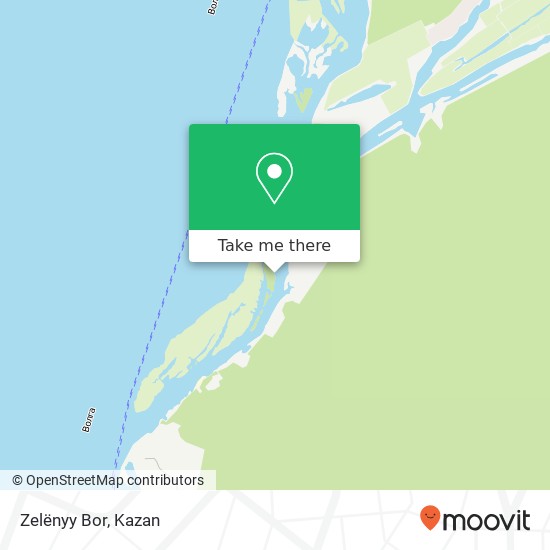 Zelënyy Bor map