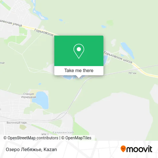 Озеро Лебяжье map