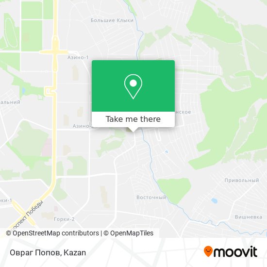 Овраг Попов map