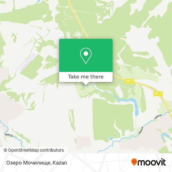 Озеро Мочилище map