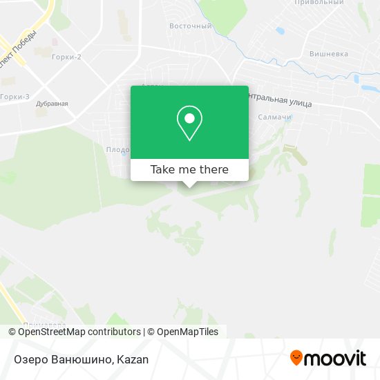 Озеро Ванюшино map