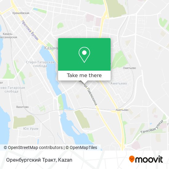 Оренбургский Тракт map