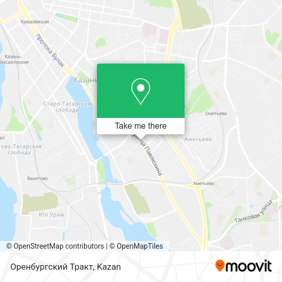Оренбургский Тракт map