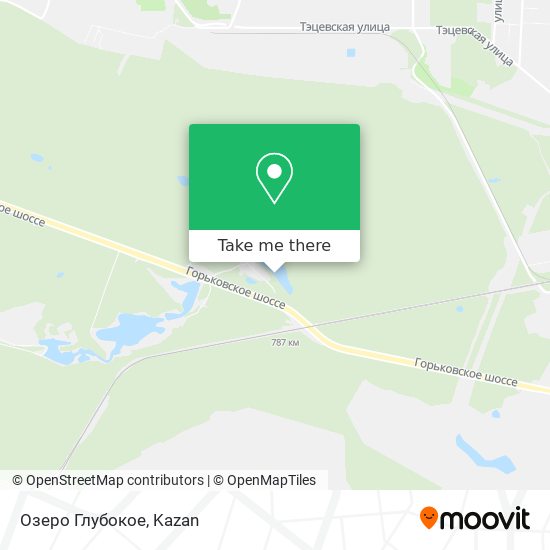 Озеро Глубокое map
