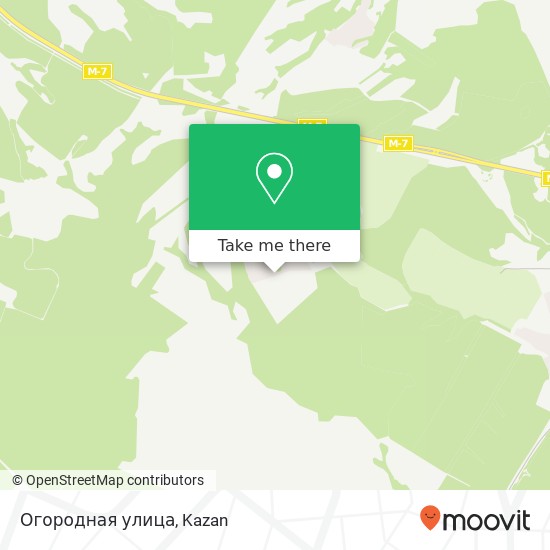 Огородная улица map