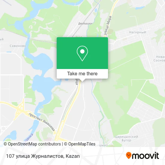 107 улица Журналистов map