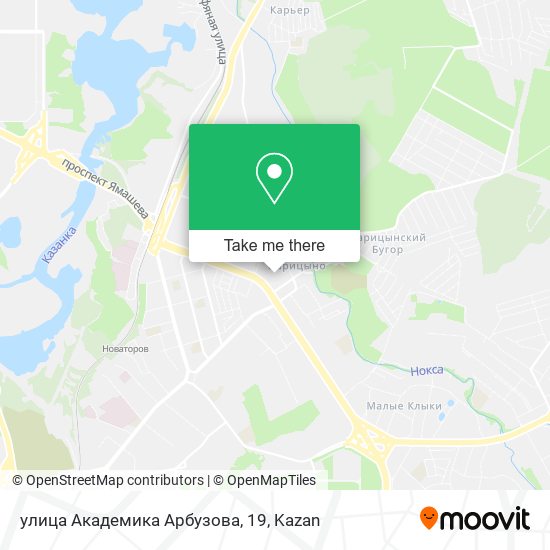улица Академика Арбузова, 19 map