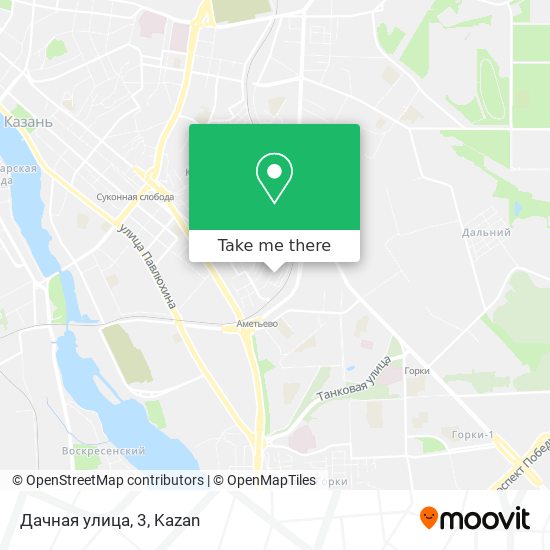 Дачная улица, 3 map
