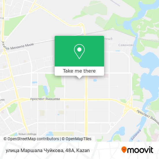 улица Маршала Чуйкова, 48А map