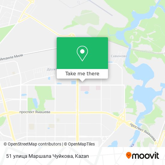 51 улица Маршала Чуйкова map