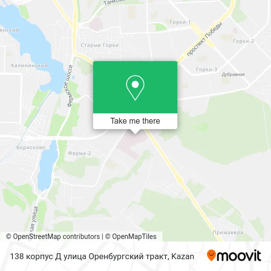 138 корпус Д улица Оренбургский тракт map
