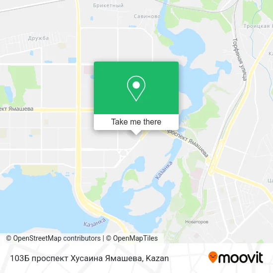 103Б проспект Хусаина Ямашева map