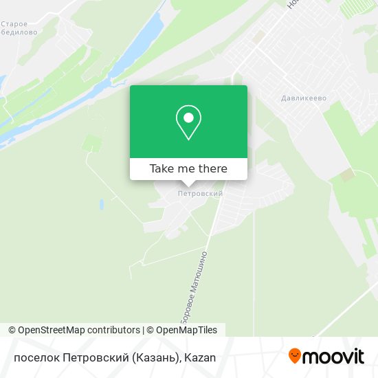 поселок Петровский (Казань) map