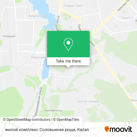 жилой комплекс Соловьиная роща map