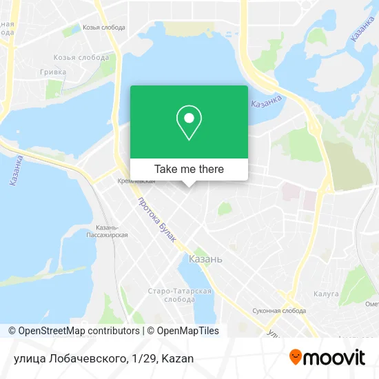 улица Лобачевского, 1/29 map