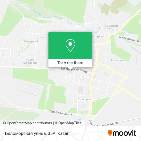 Беломорская улица, 35А map