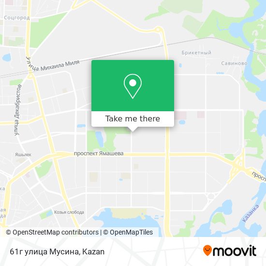61г улица Мусина map