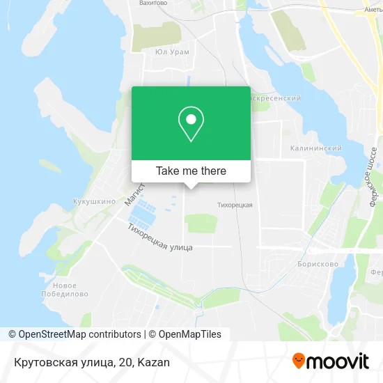 Крутовская улица, 20 map