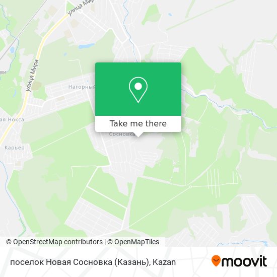 поселок Новая Сосновка (Казань) map
