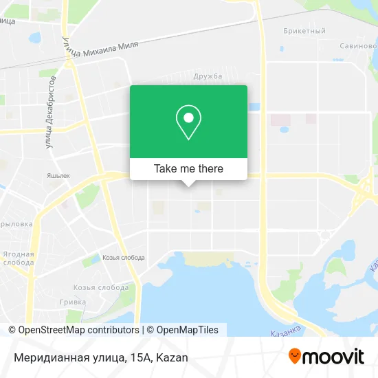 Меридианная улица, 15А map